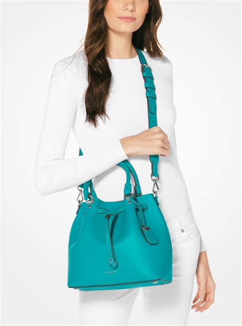 michael kors ocean blue bucket bag|michael kors bucket bag outlet.